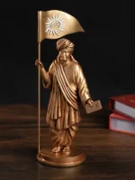 महर्षि दयानंद सरस्वती की भव्य कांस्य मूर्ति </br> Magnificent bronze statue of Maharishi Dayanand Saraswati - Image 6