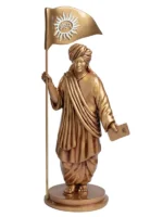 महर्षि दयानंद सरस्वती की भव्य कांस्य मूर्ति </br> Magnificent bronze statue of Maharishi Dayanand Saraswati - Image 4
